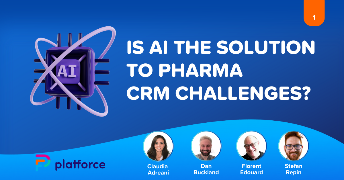 Unlocking the Future of Pharma CRM with AI: Insights from – Pharma Talk Show Webinar Series